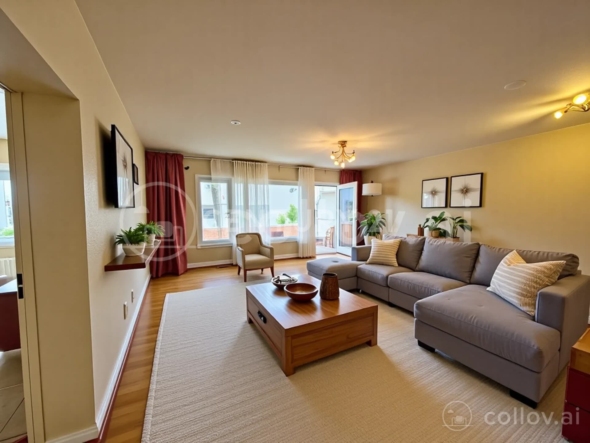 Wohnzimmer Virtual Staging