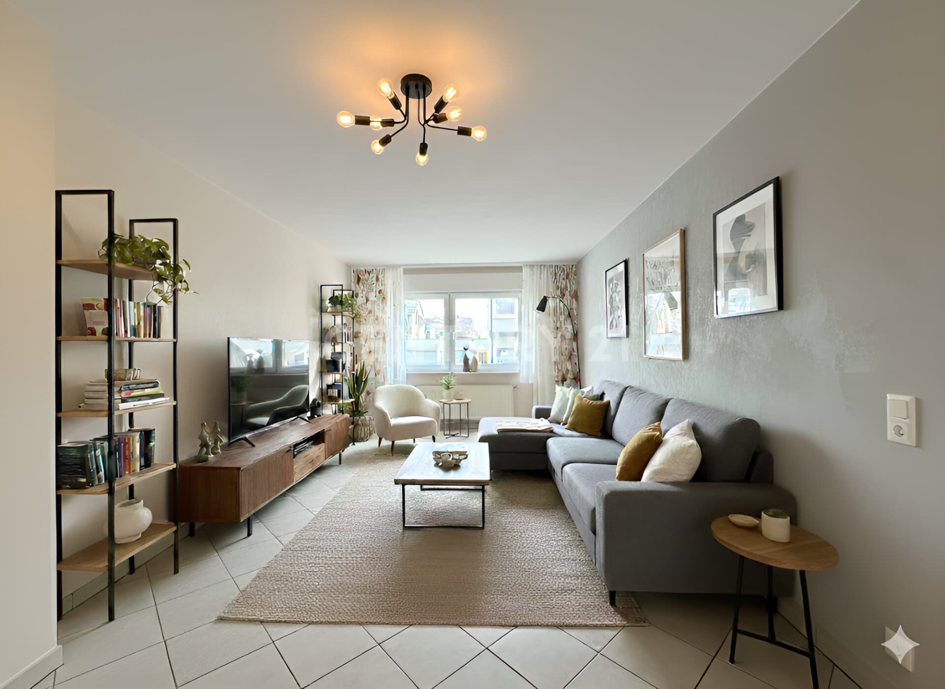 Wohnbereich Erdgeschoss (Einrichtungsbeispiel)