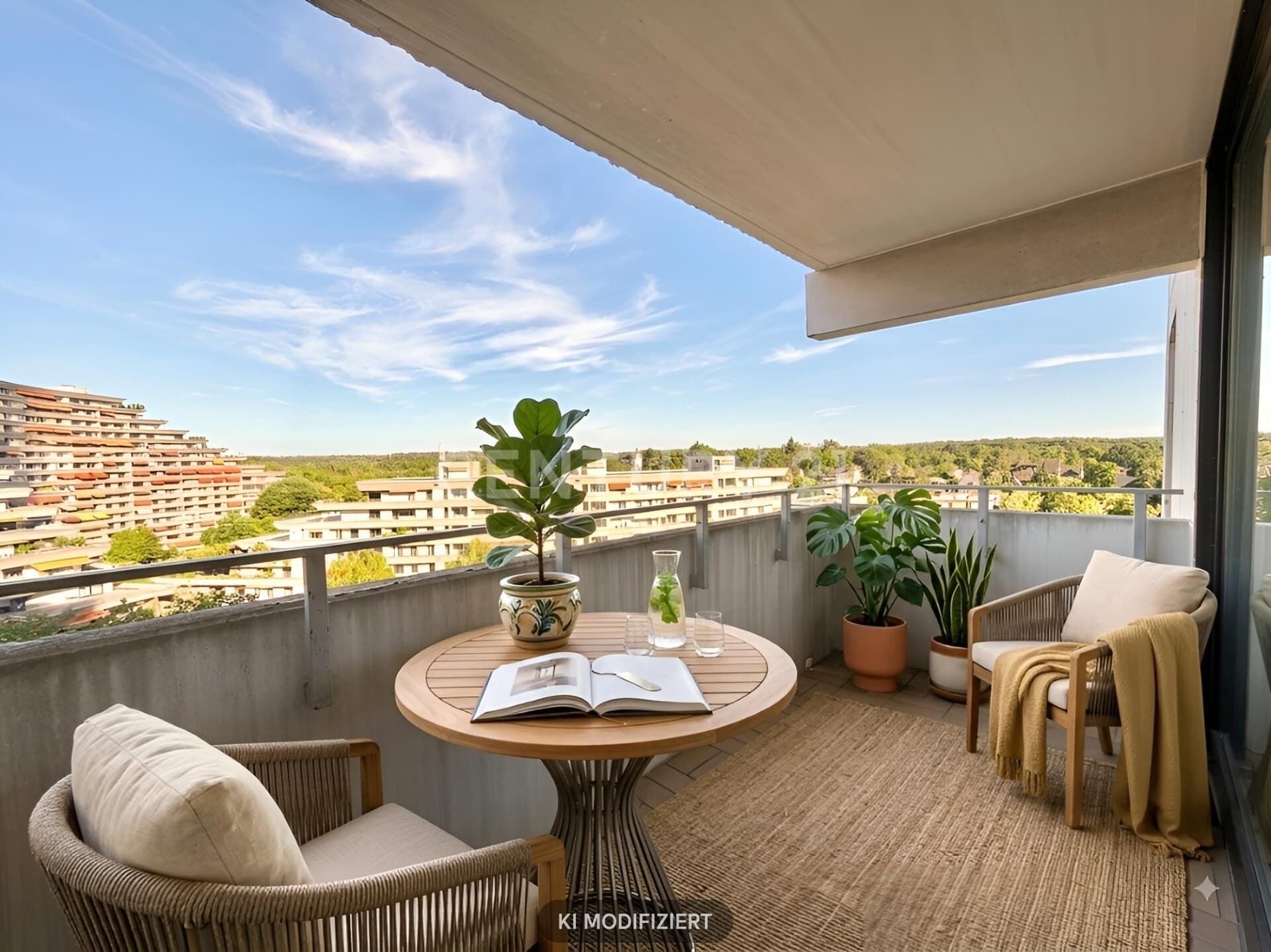 Loggia / Balkon (Einrichtungsbeispiel)