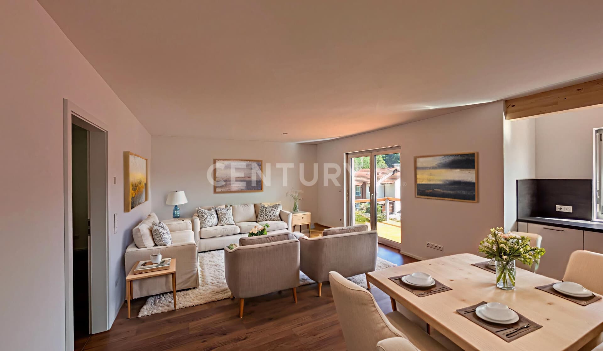 Einrichtungsbeispiel Wohnzimmer